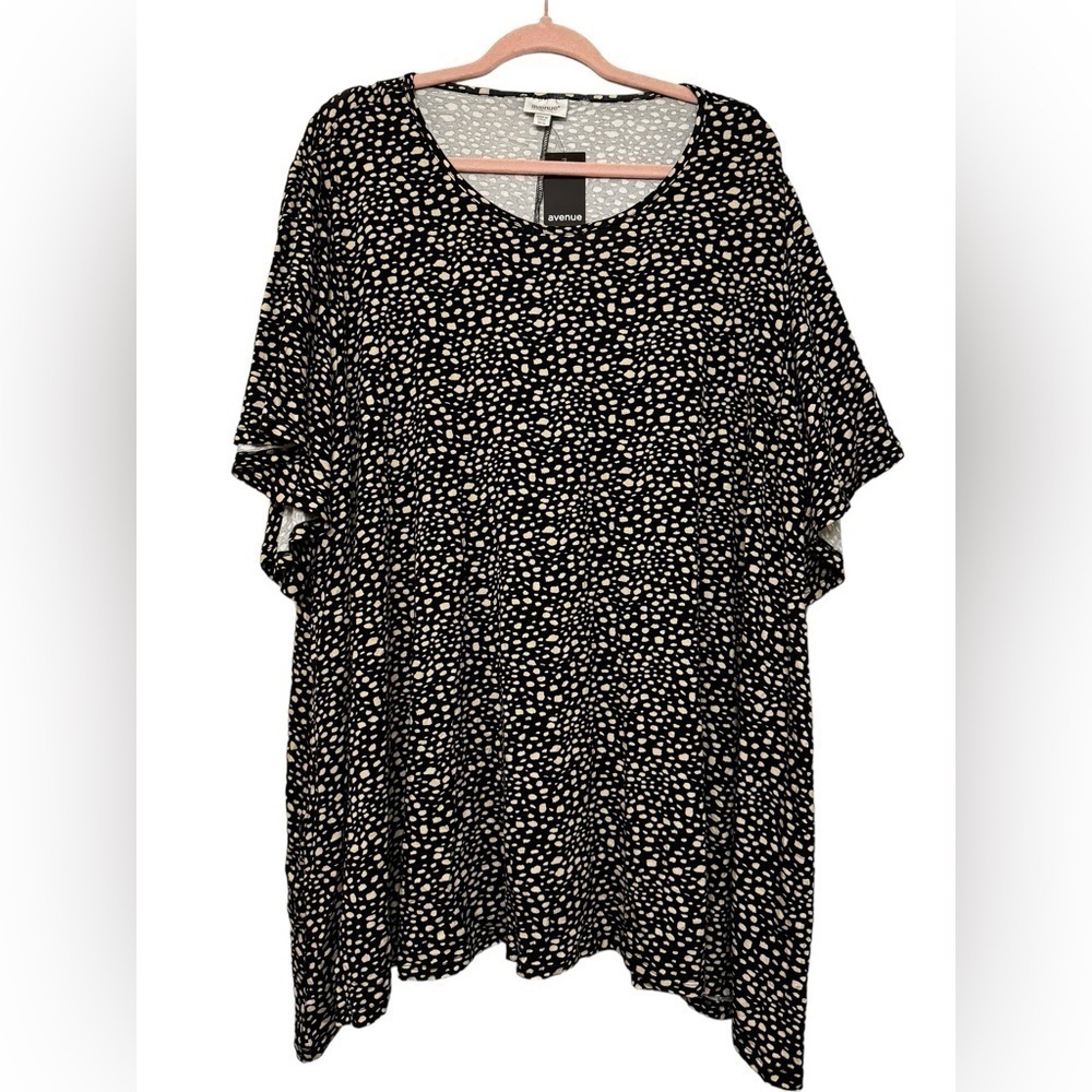 Avenue Flutter Sleeve Tunic Top Size 30W/32W